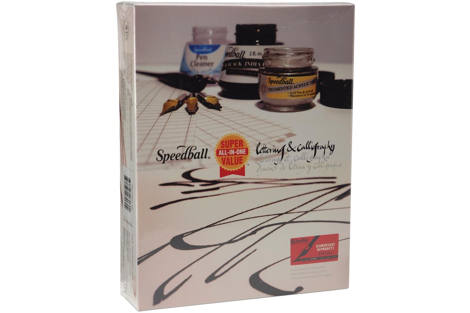 Speedball Sb003060 - Super Value Lettering & Calligraphy Kit