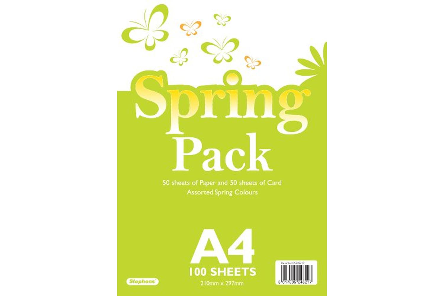 Stephens Rs248217 - A4 50 Sheets Paper & 50 Sheets Card - Sp-2