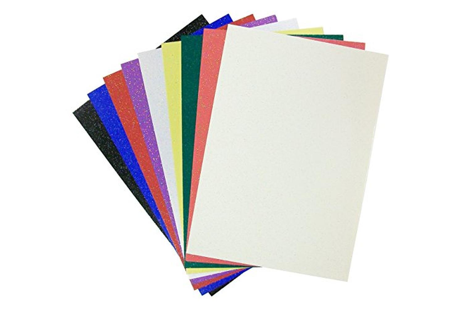 Stephens Rs305019 - A4 Glitter Board 220gsm 10 Sheets Assort-2