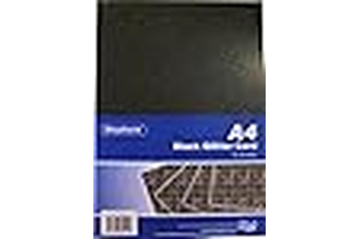 Stephens Rs305118 - A4 Glitter Board 220gsm 10 Sheets Black-3