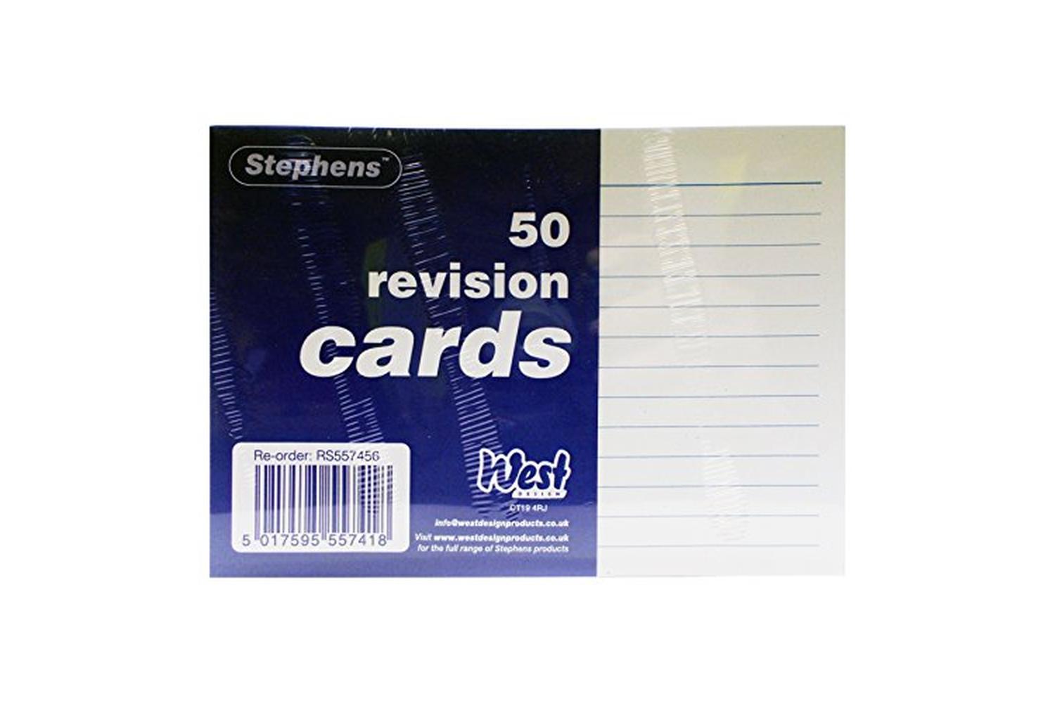 Stephens Rs557456 - Revision Cards Pack Of 50-2