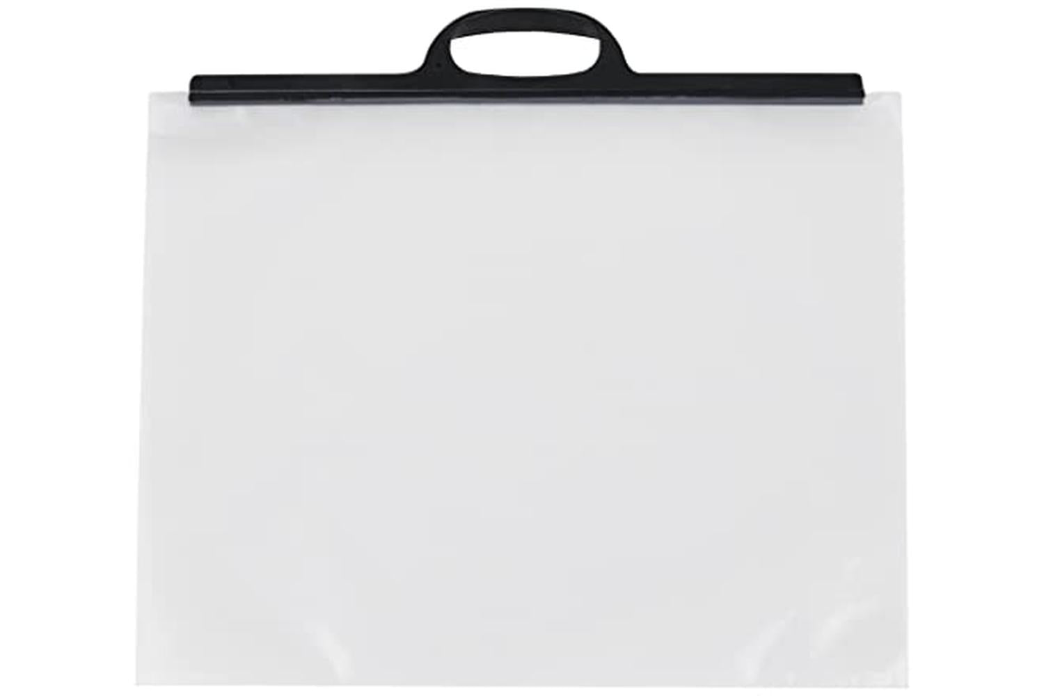 West Wd152210 - A3 Clear Clip-close Poly Folio