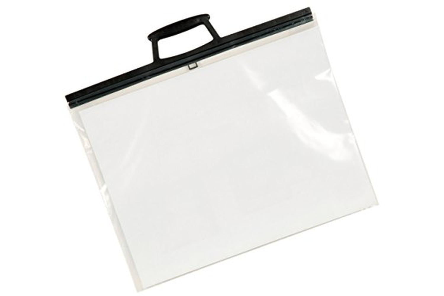 West Wd152319 - A4 Clear Clip-close Poly Folio-2
