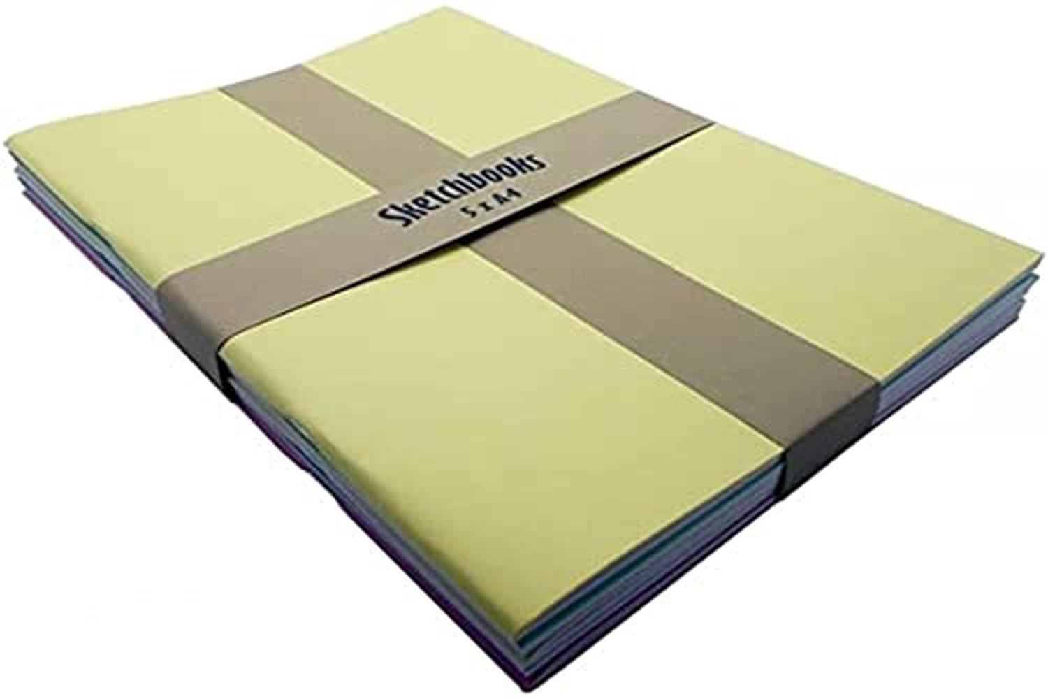 West Rs334354 - A4 Matt Sketchbook Pastel Bundle Of 5 Assort-2