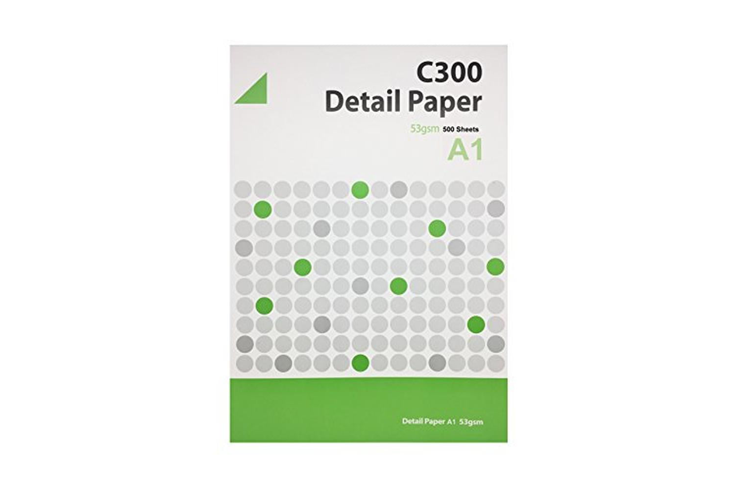 West Rs000190 - C300 Detail Paper Pad 53gsm A1 594mm X 841mm-2
