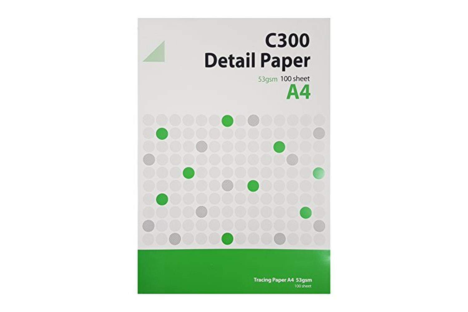 West Rs100108 - C300 Detail Paper Pad 53gsm A4 100 Sheets-2
