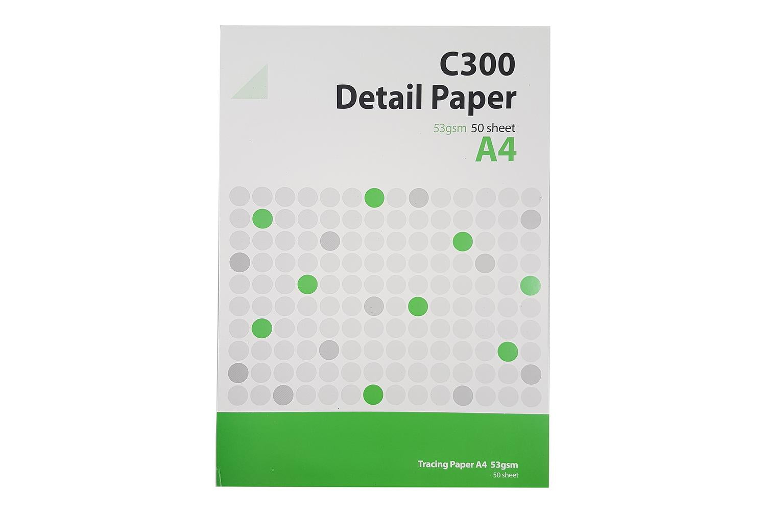 West Rs443118 - C300 Detail Paper Pad 53gsm A4 50 Sheets