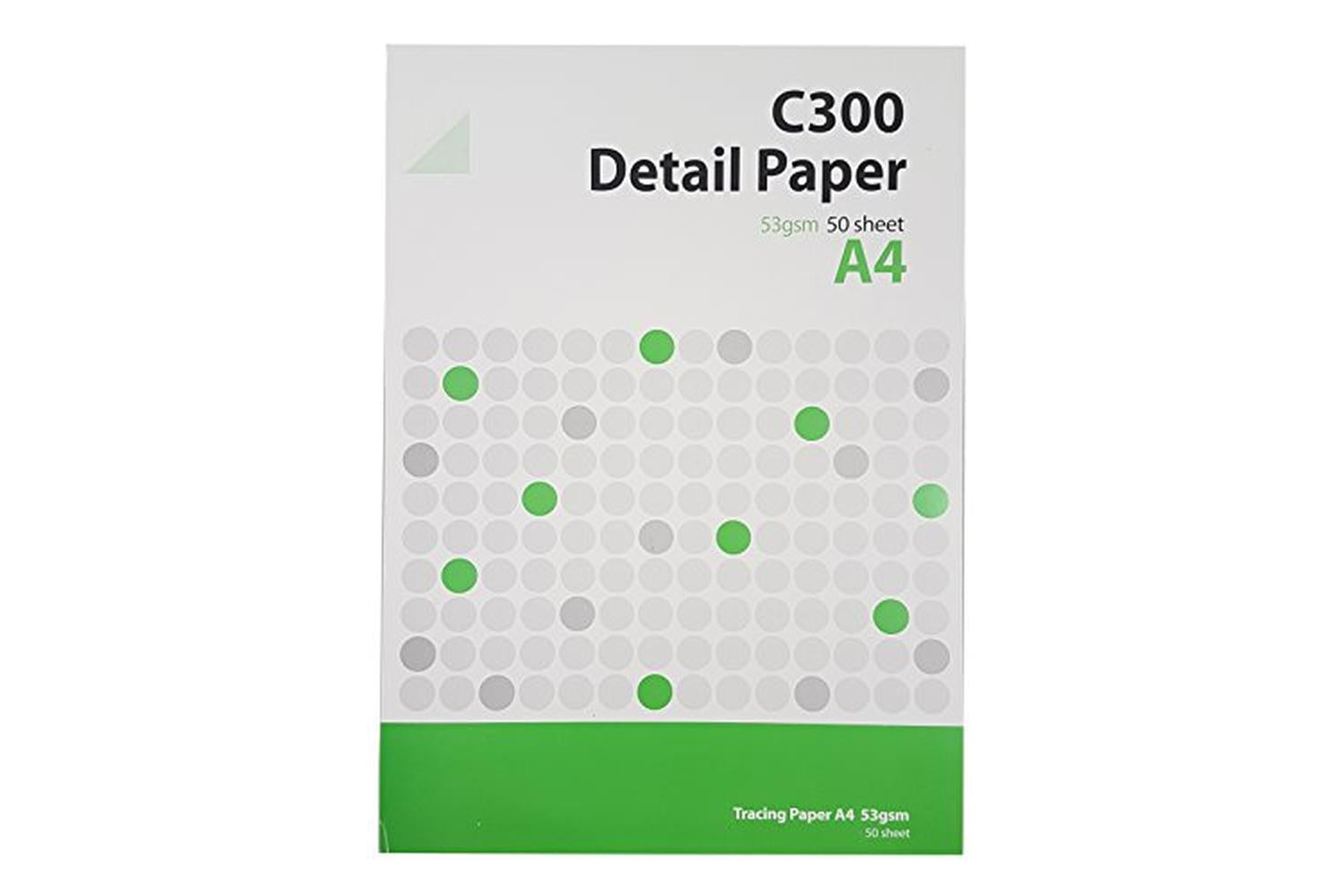 West Rs443118 - C300 Detail Paper Pad 53gsm A4 50 Sheets-2