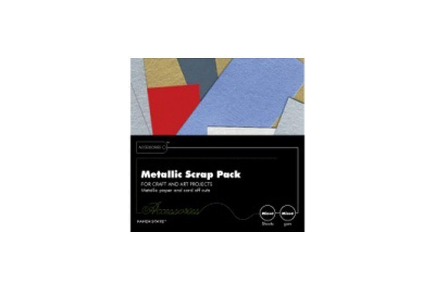 West Design Sp0003 - Metallic Paper And Card Scrap Pack