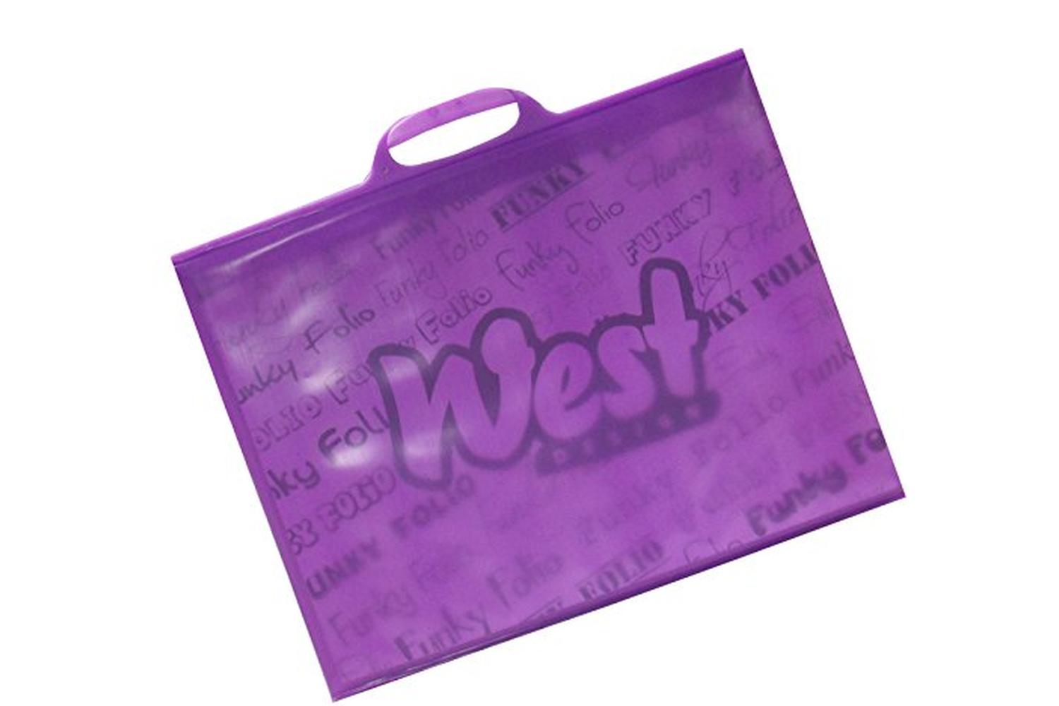 Westfolio Rs490418 - A2 Funky Folio Plain Purple-2