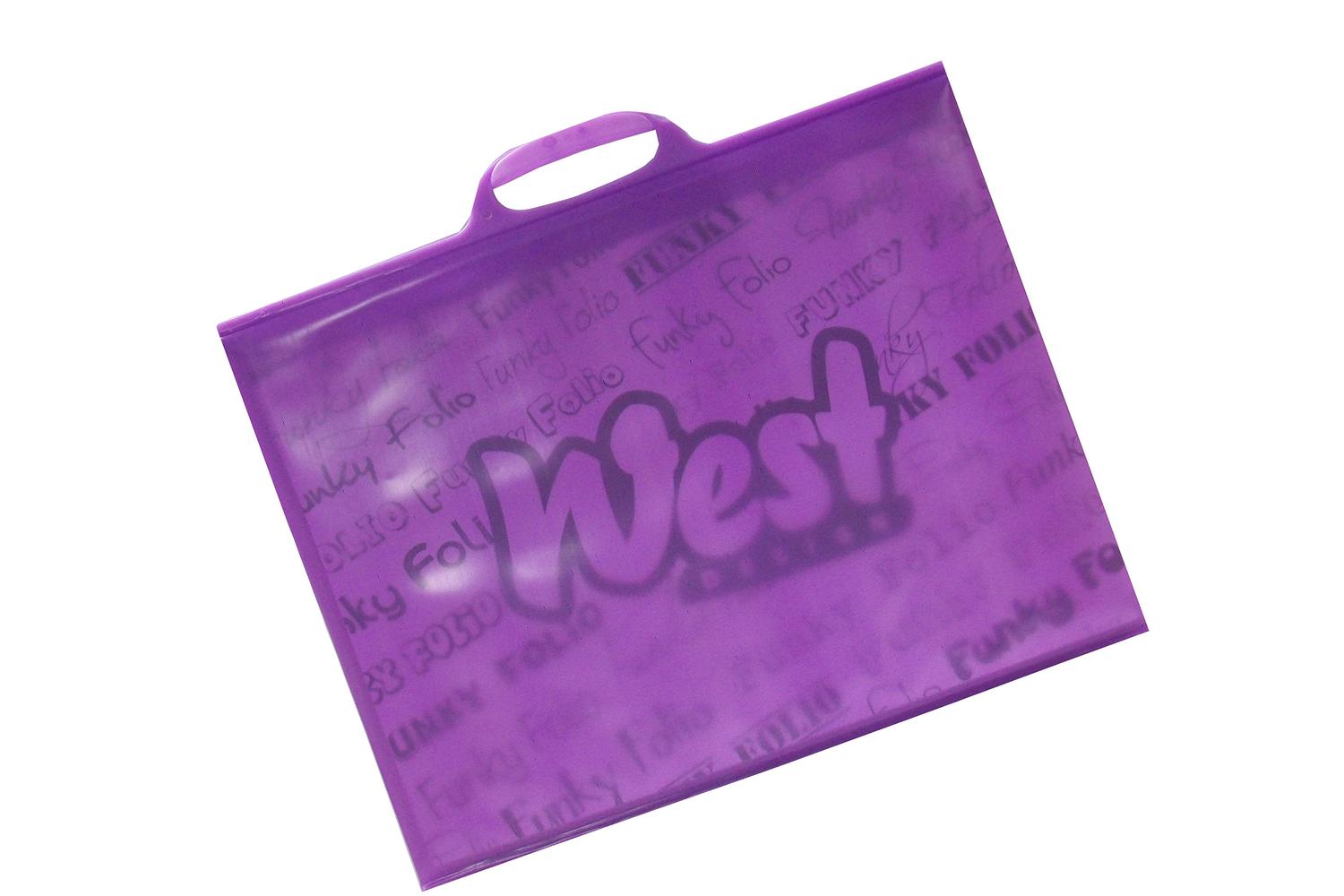 Westfolio Rs490616 - A3 Funky Folio Plain Purple