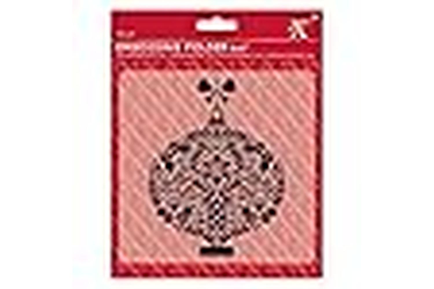 Xcut Xcu 515929 - 6x6" Embossing Folder - Foliage Bauble-3