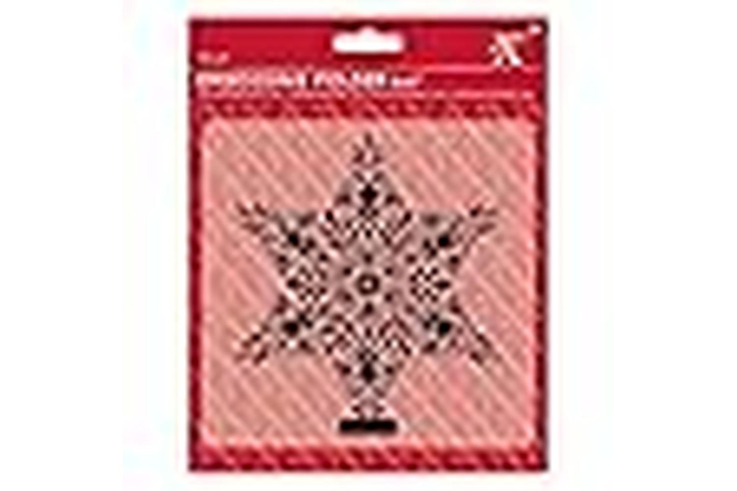 Xcut Xcu 515928 - 6x6" Embossing Folder - Foliage Star-3