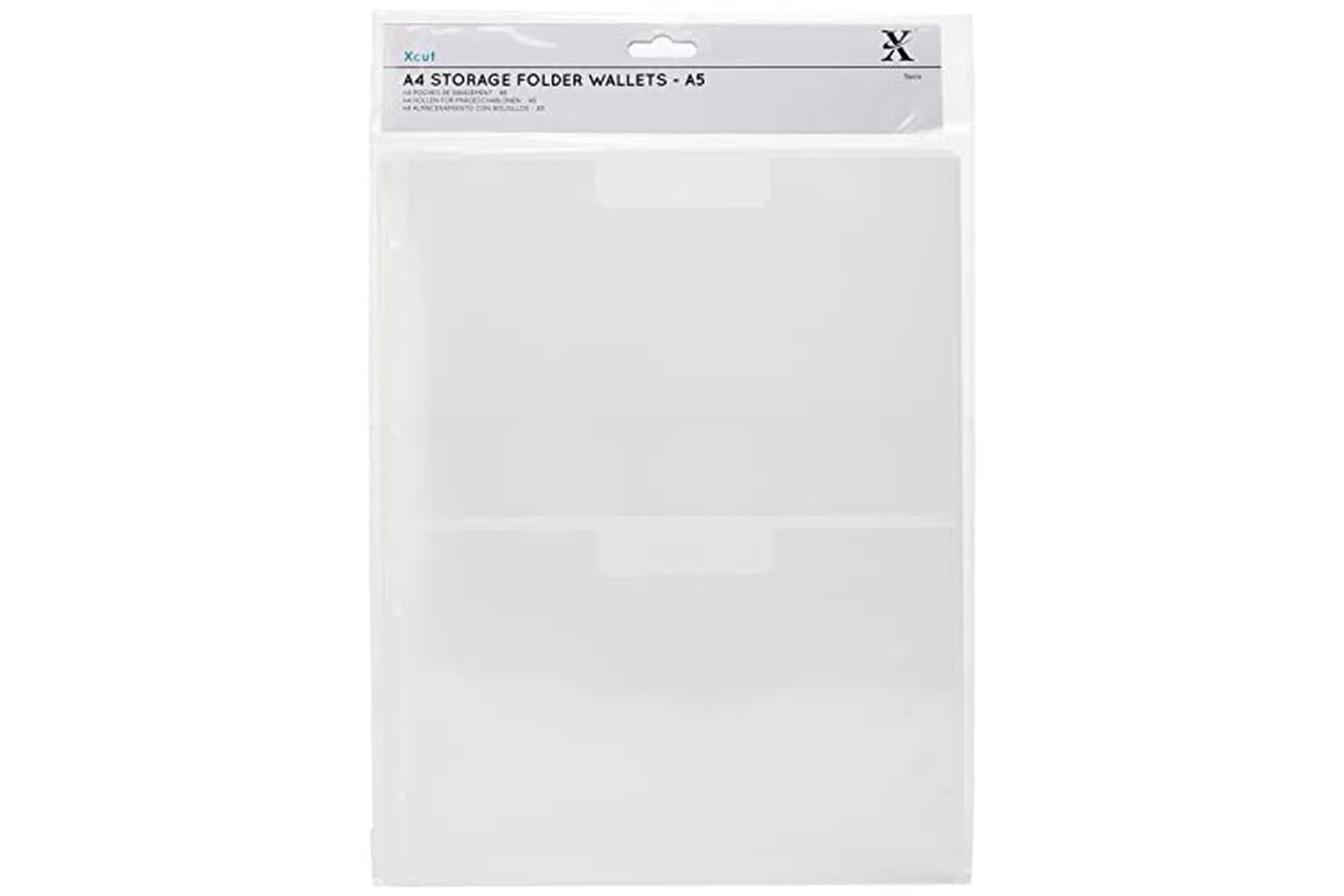 Xcut Xcu 245103 - A4 Storage Wallets (5pcs) - With A5 Pocket-2