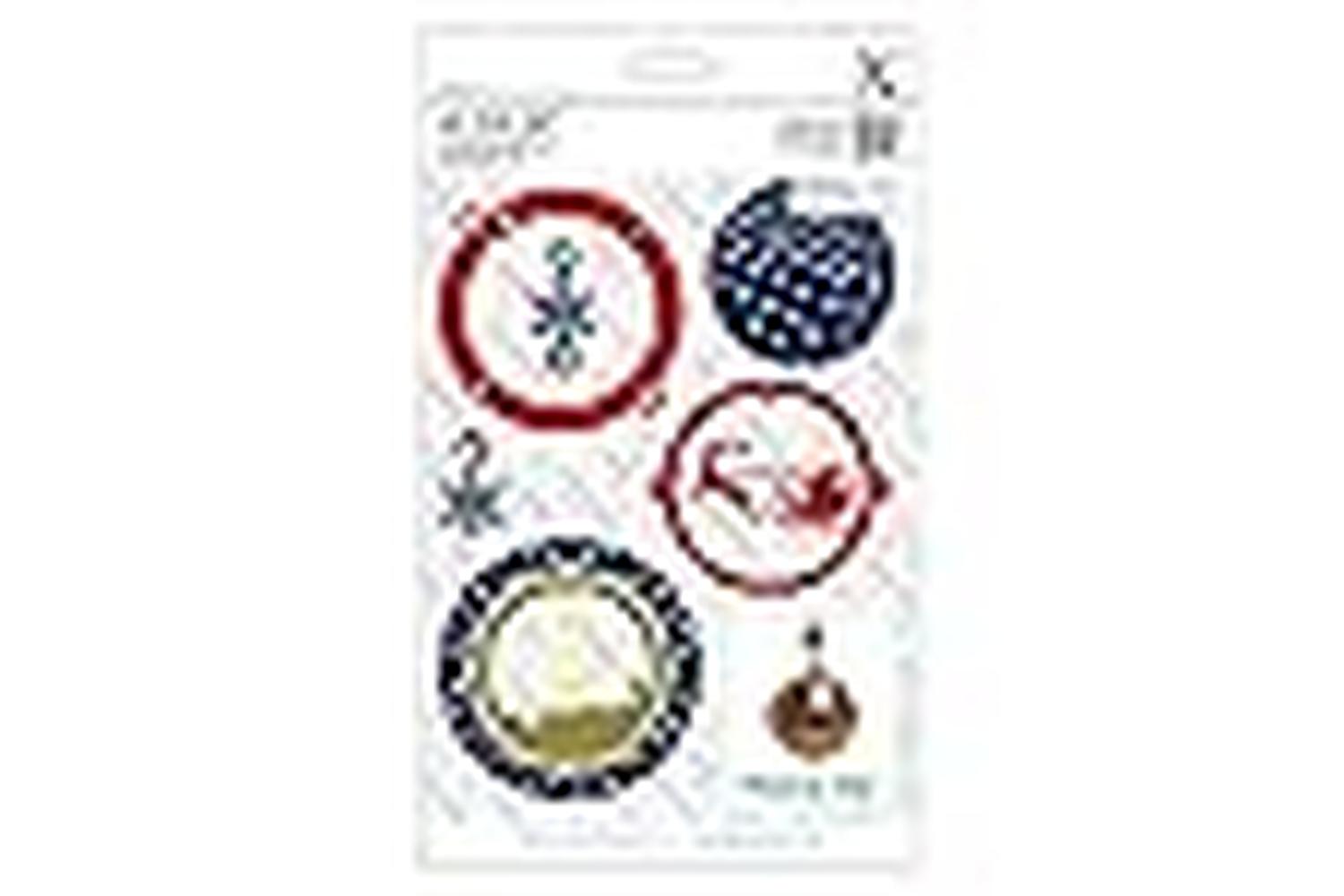 Xcut Xcu 503966 - A5 Dies (7pcs) - Flying Santa Bauble-3
