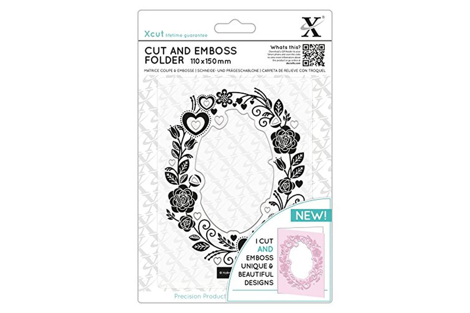 Xcut Xcu 503822 - Cut & Emboss Folder - Rose Border-2