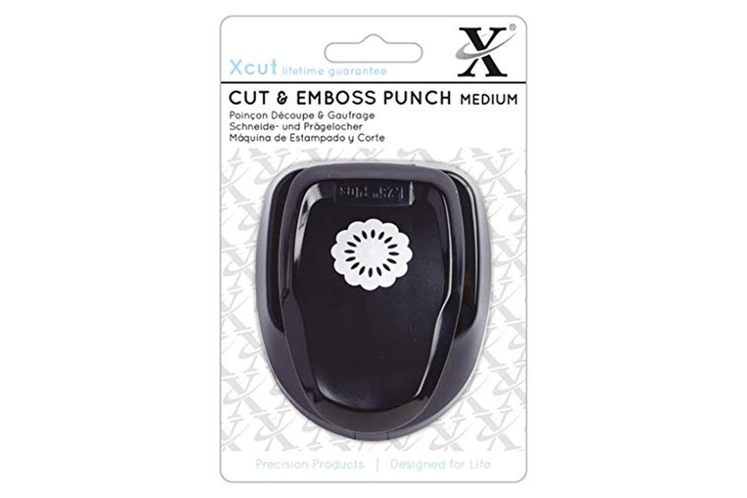 Xcut Xcu 261004 - Cut & Emboss Punch - Medium - Flower-2
