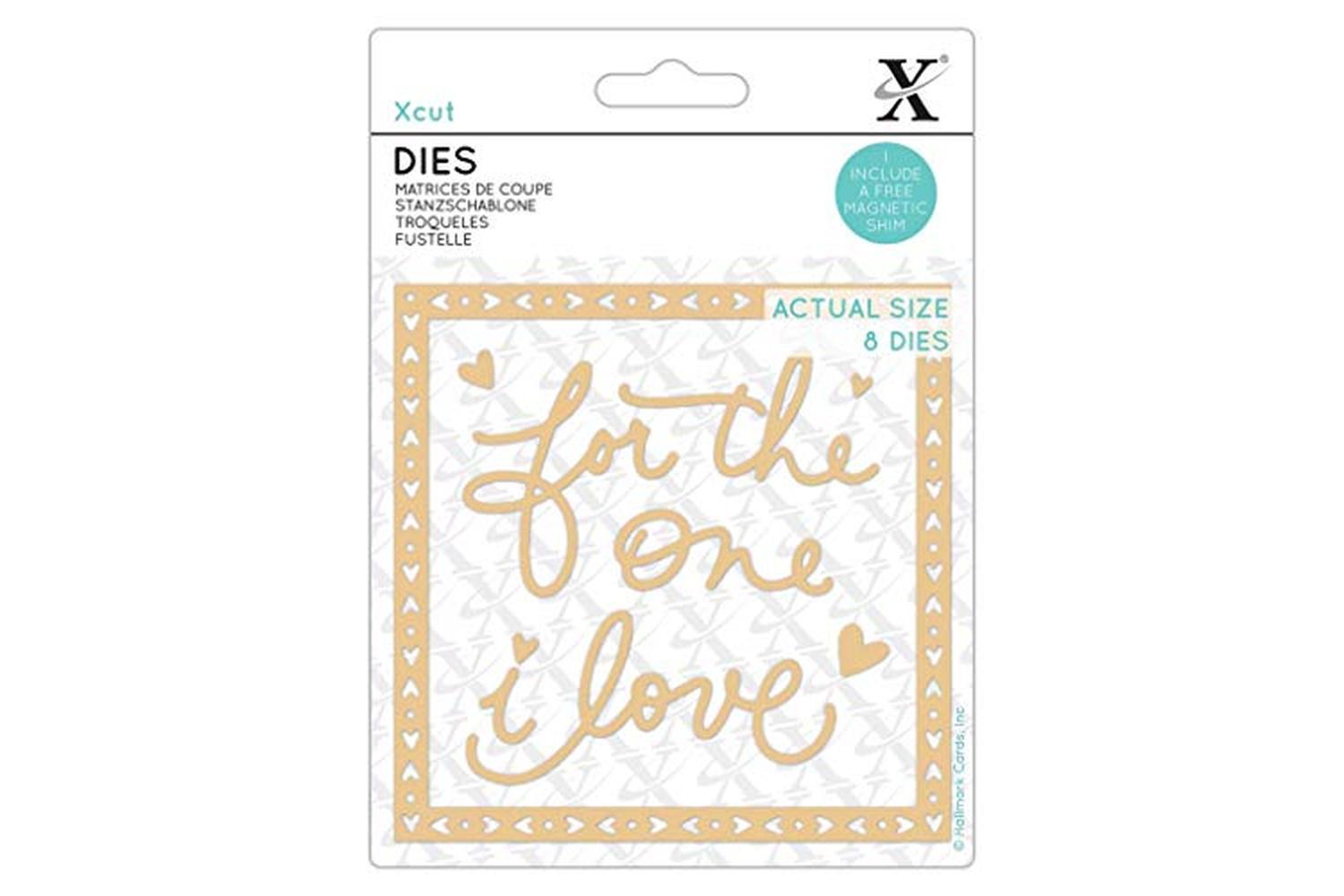 Xcut Xcu 503533 - Dies - For The One I Love (8pcs)-2