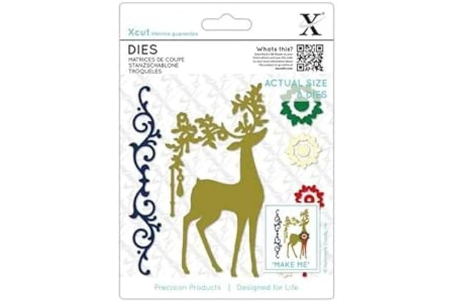 Xcut Xcu 503363 - Dies - Ornate Reindeer-2
