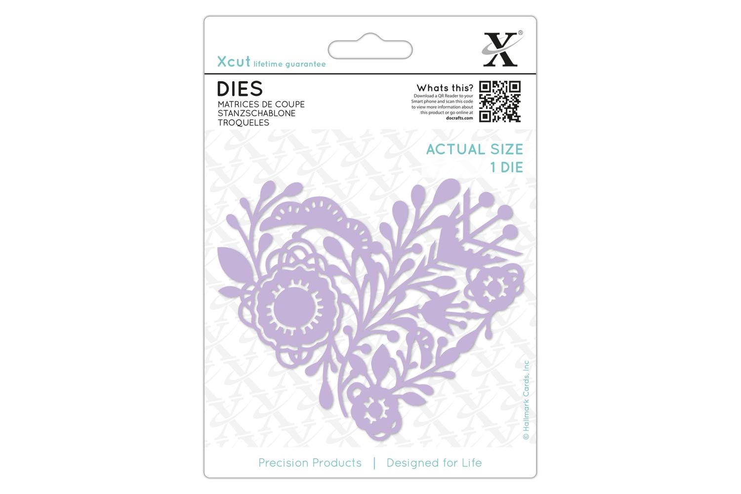 Xcut Xcu 503443 - Dies (1pc)- Folk Heart