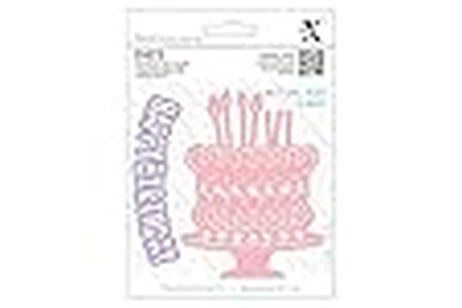 Xcut Xcu 503447 - Dies (2pcs) - Birthday Cake-3