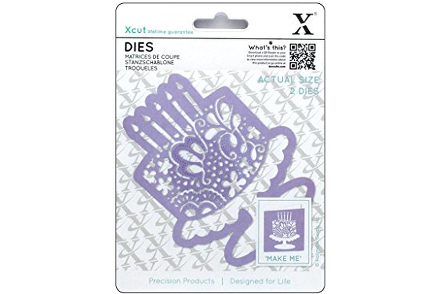 Xcut Xcu 503095 - Dies (2pcs) - Floral Cake-2