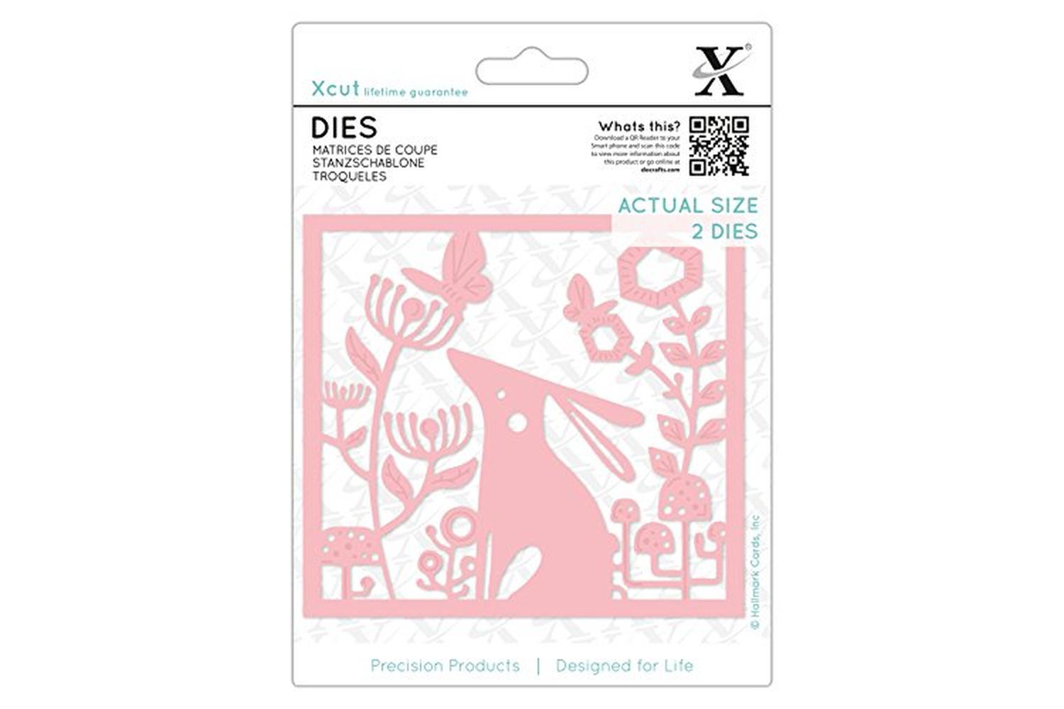 Xcut Xcu 503126 - Dies (2pcs) - Folk Rabbit-2