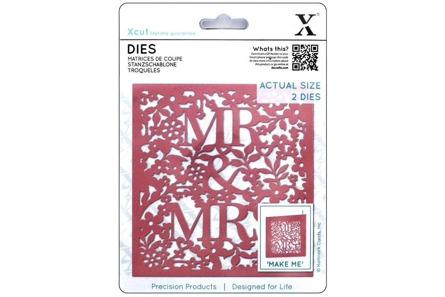Xcut Xcu 503181 - Dies (2pcs) - Mr & Mrs