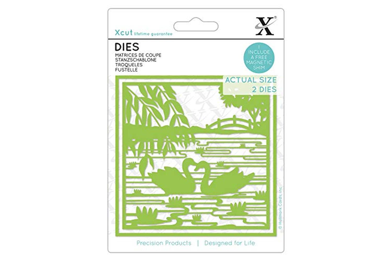 Xcut Xcu 504143 - Dies (2pcs) - Oriental Swans-2