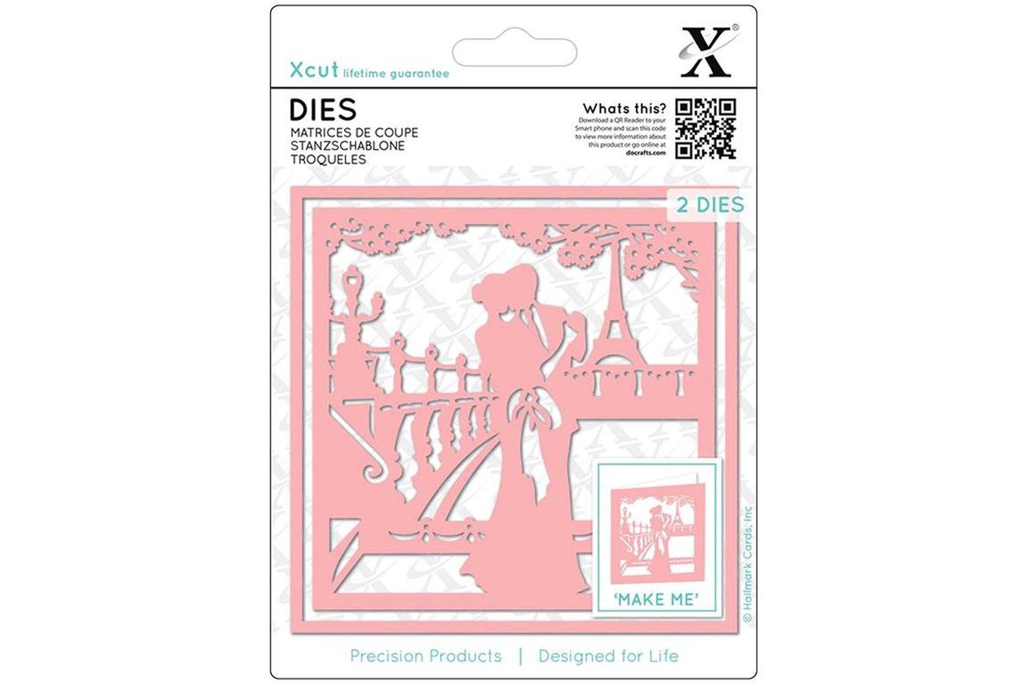 Xcut Xcu 503381 - Dies (2pcs) - Paris In Love