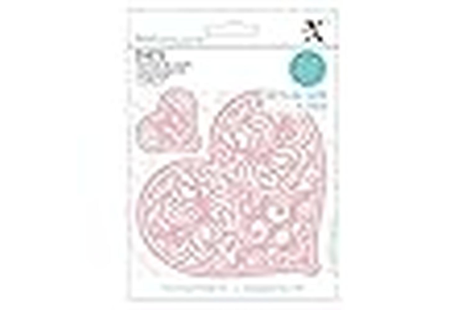 Xcut Xcu 504142 - Dies (4pcs) - Hearts Swirls-3