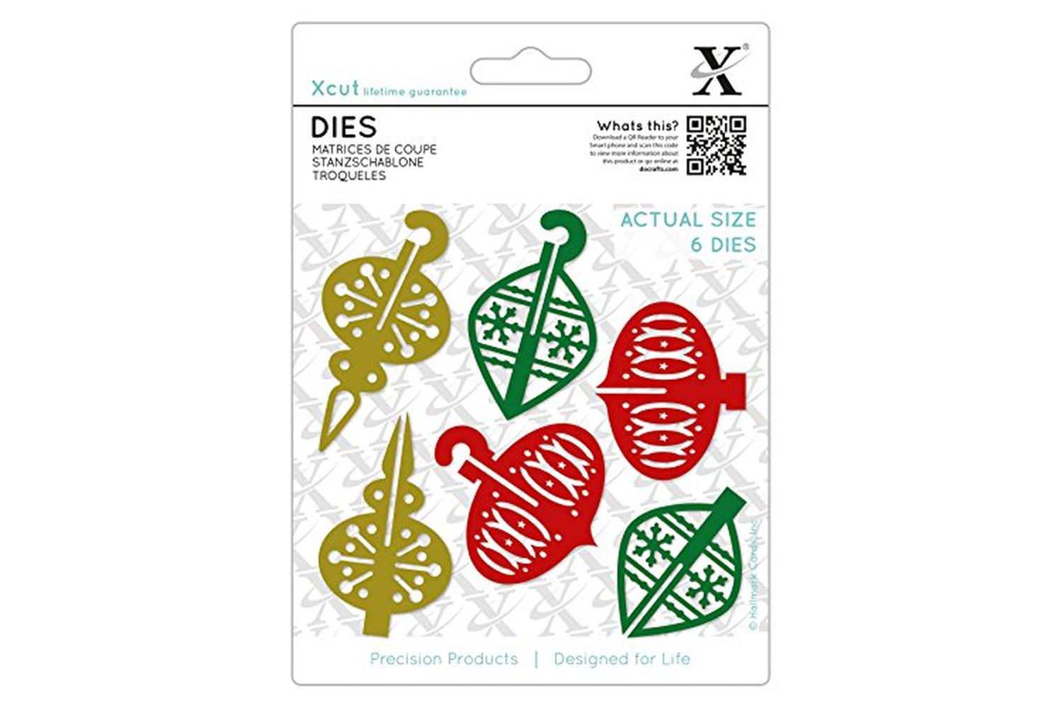 Xcut Xcu 503960 - Dies (6pcs) - 3d Baubles-2