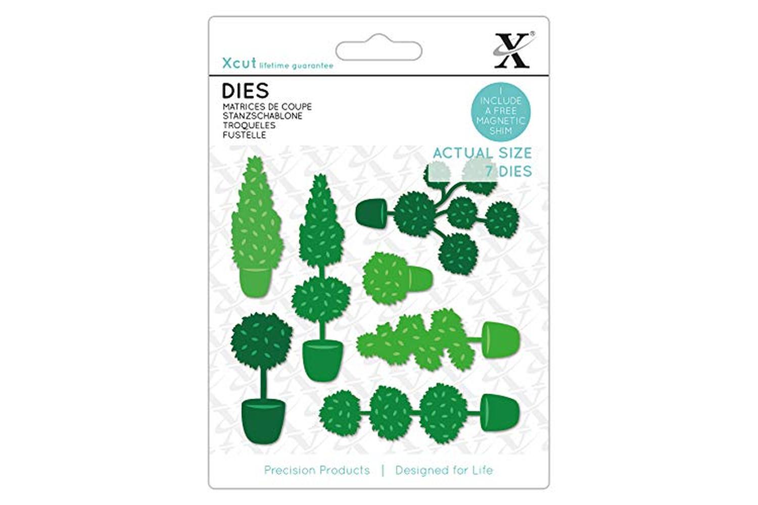 Xcut Xcu 504147 - Dies (7pcs) - Topiery Set-2
