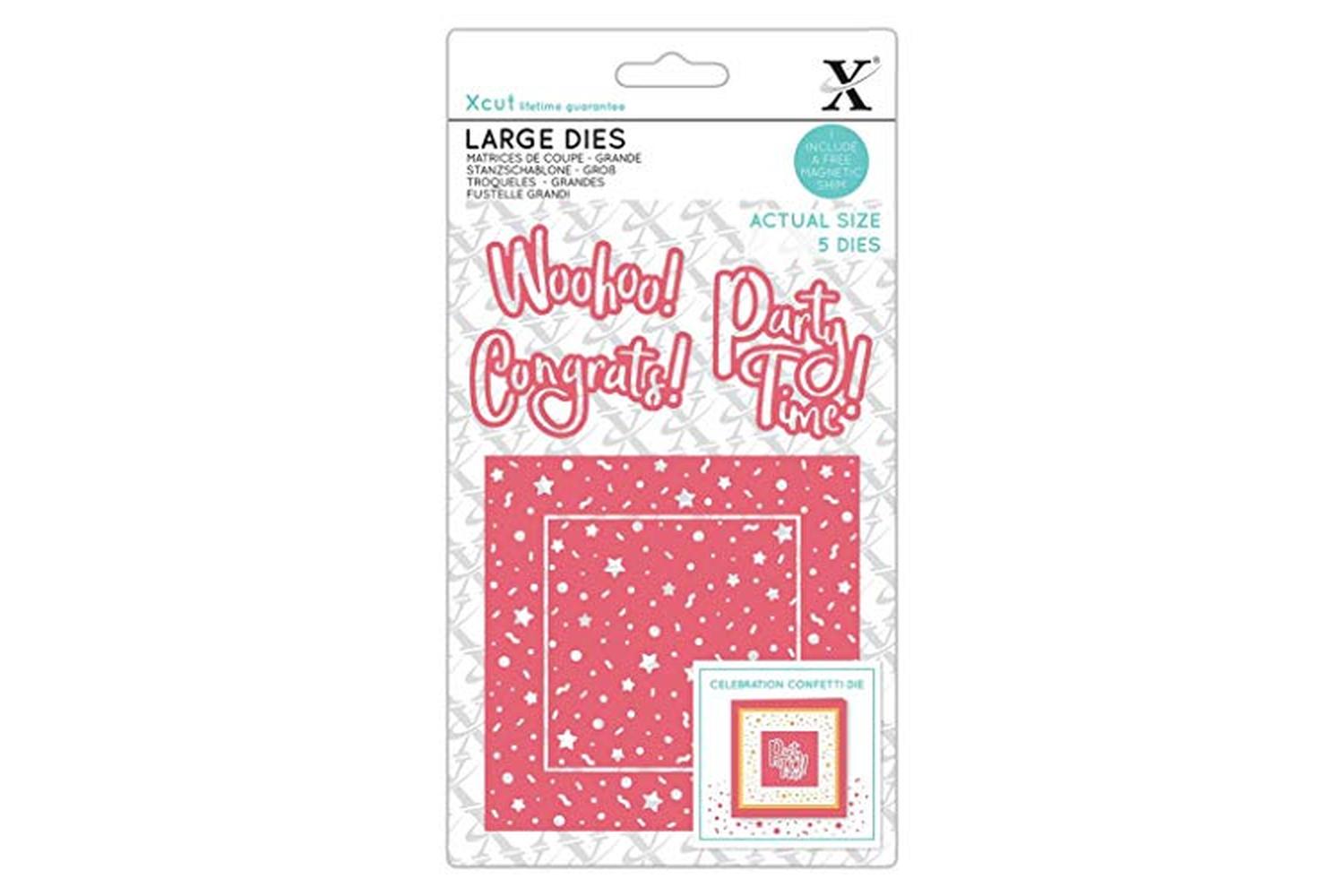 Xcut Xcu 503481 - Large Dies - Confetti Card-2