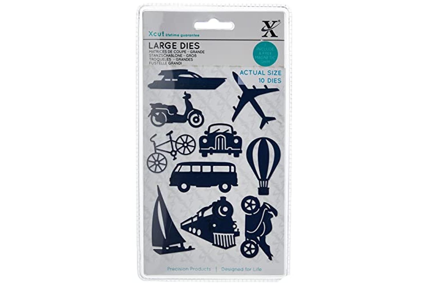 Xcut Xcu 503346 - Large Dies (10pcs) - Planes Trains & Autom-2