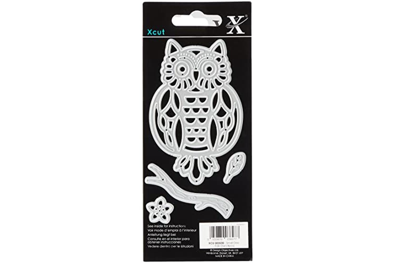 Xcut Xcu 503530 - Small Dies - Folk Owl (4pcs)-2