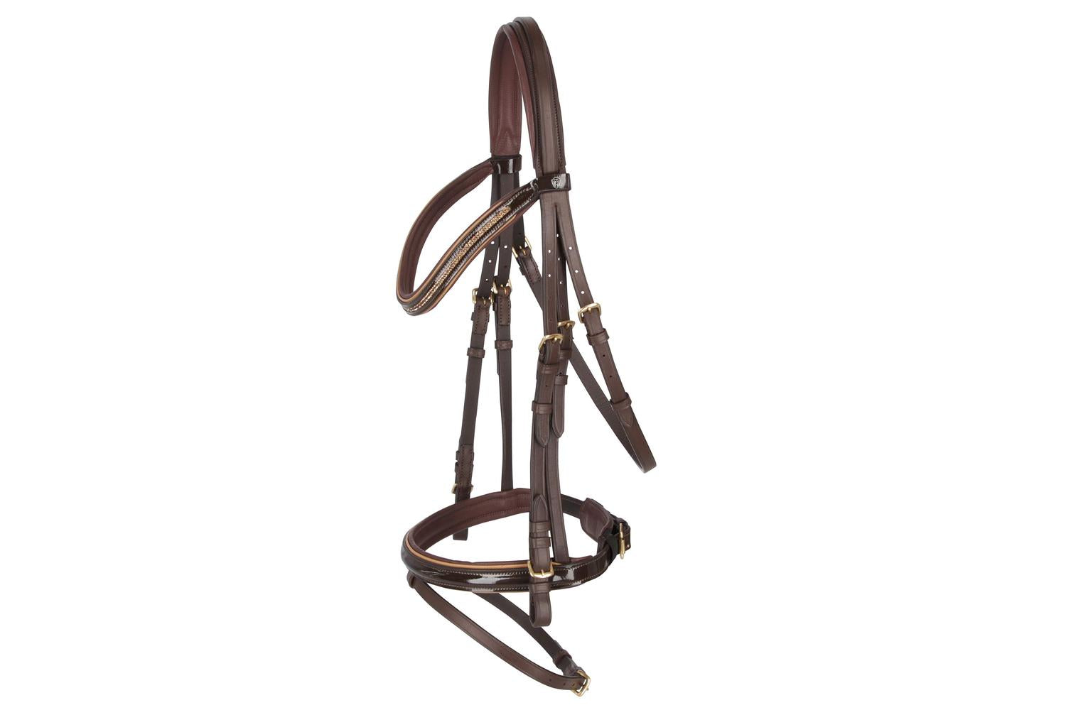 Kerbl Ker-3210490 - Snaffle Bridle Kingston, Brown Pony, Eng