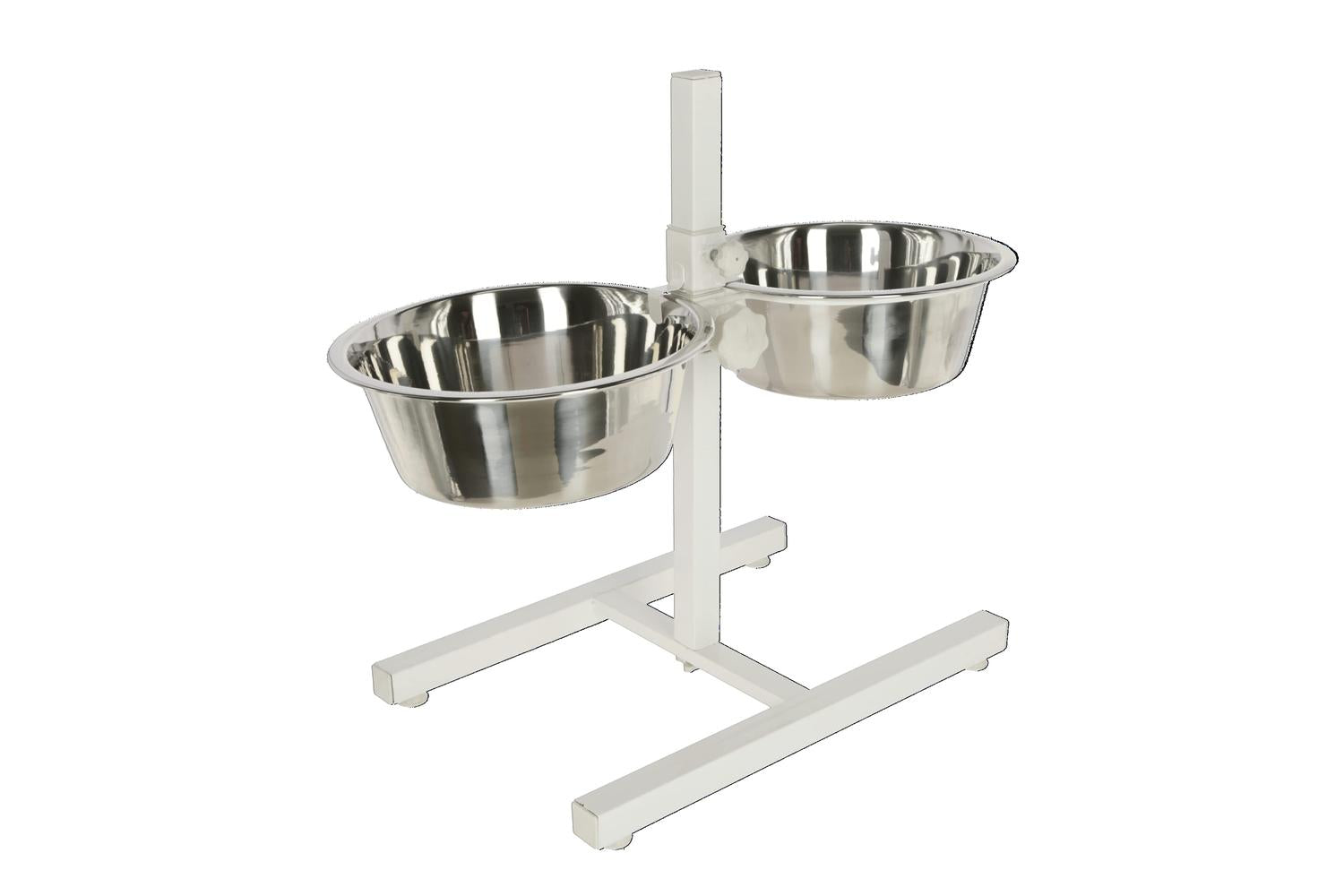 Kerbl Pet Ker-80531 - Feed Bar Incl. Bowls 2x2800ml White