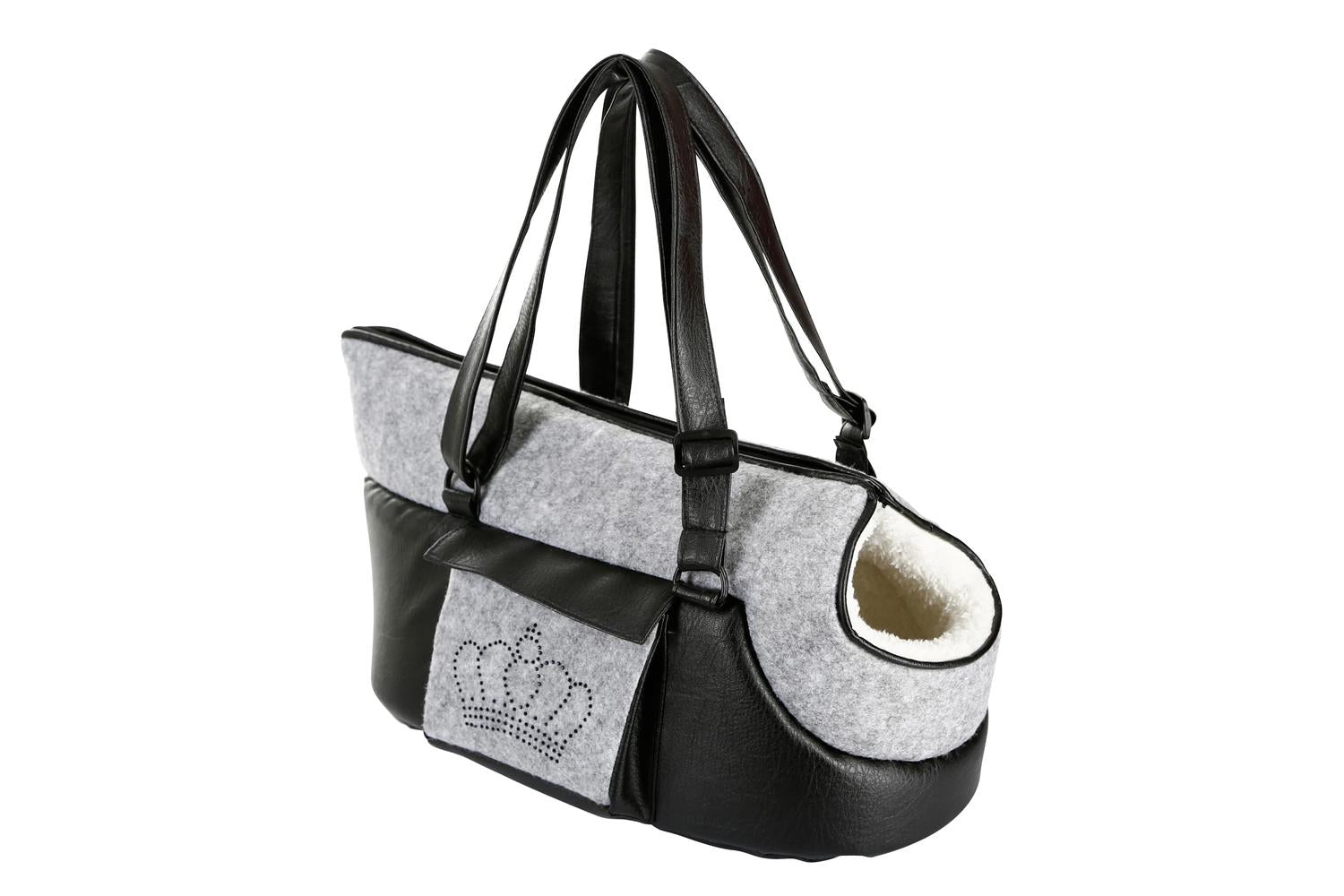 Kerbl Pet Ker-80362 - Travel Bag Chiara 40x20x21cm, Grey/bla