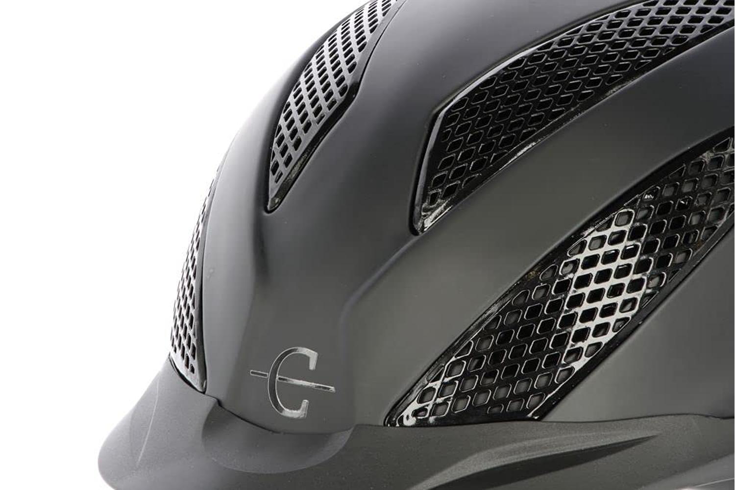 Kerbl Ker-32726 - Riding Helmet Exite, Black Size L/xl (57-5-2