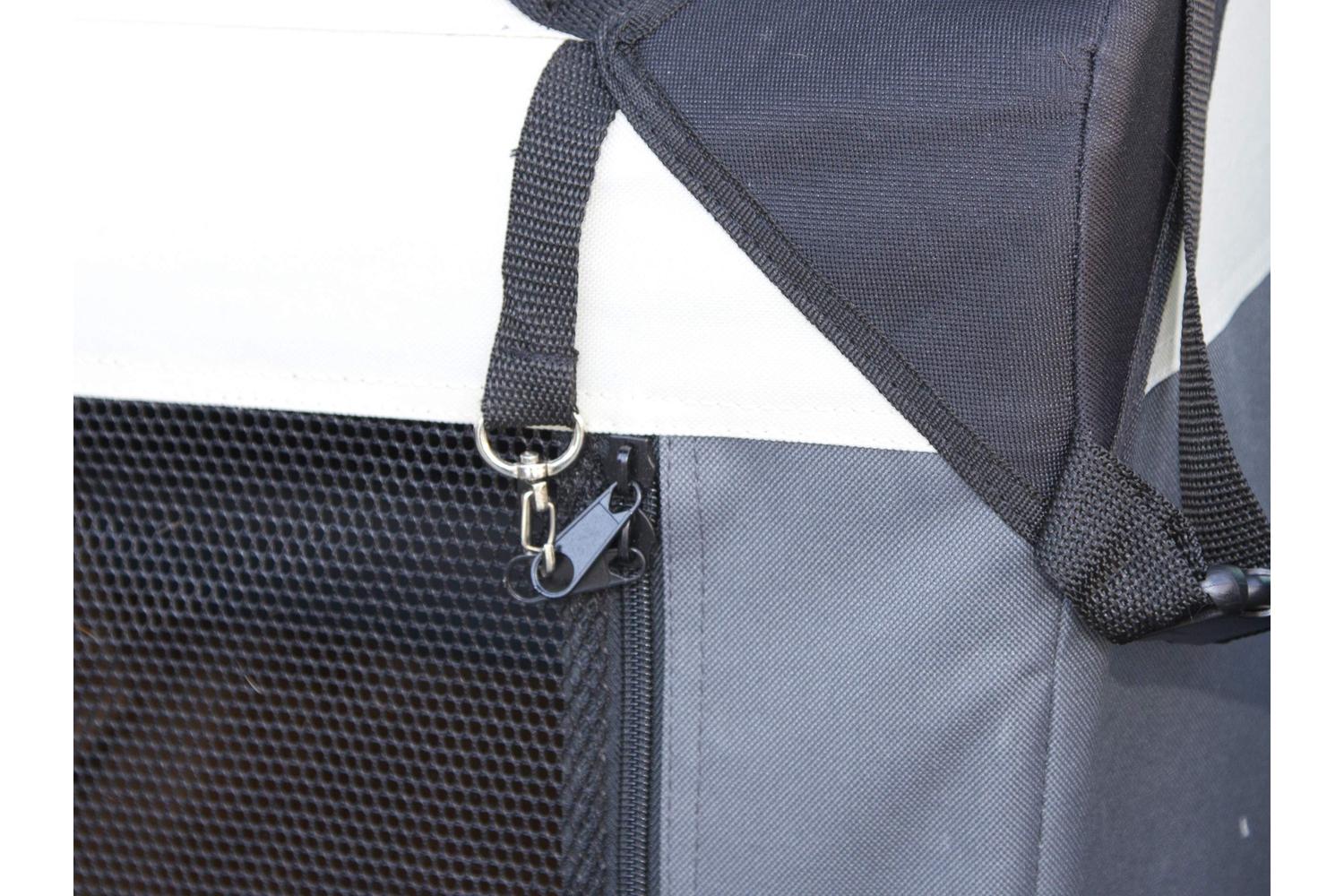 Kerbl Pet Ker-80597 - Travel Box Journey 70x52x52cm, Gray/be-2