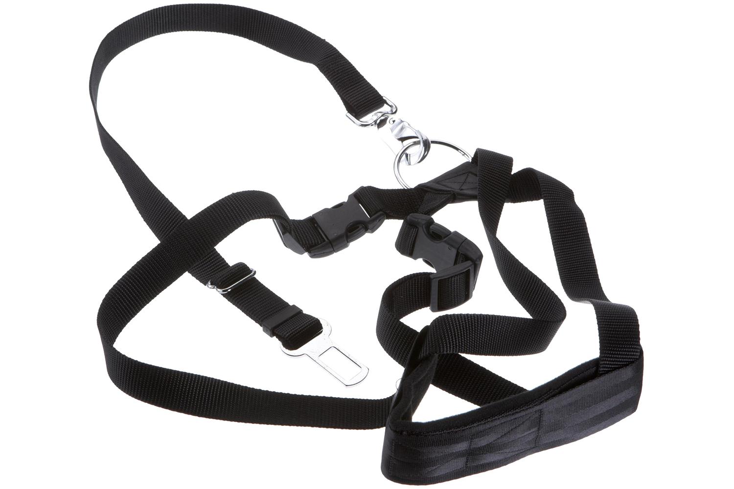 Kerbl Ker-83255 - Car Dog Harness Size L, Black Adjustable