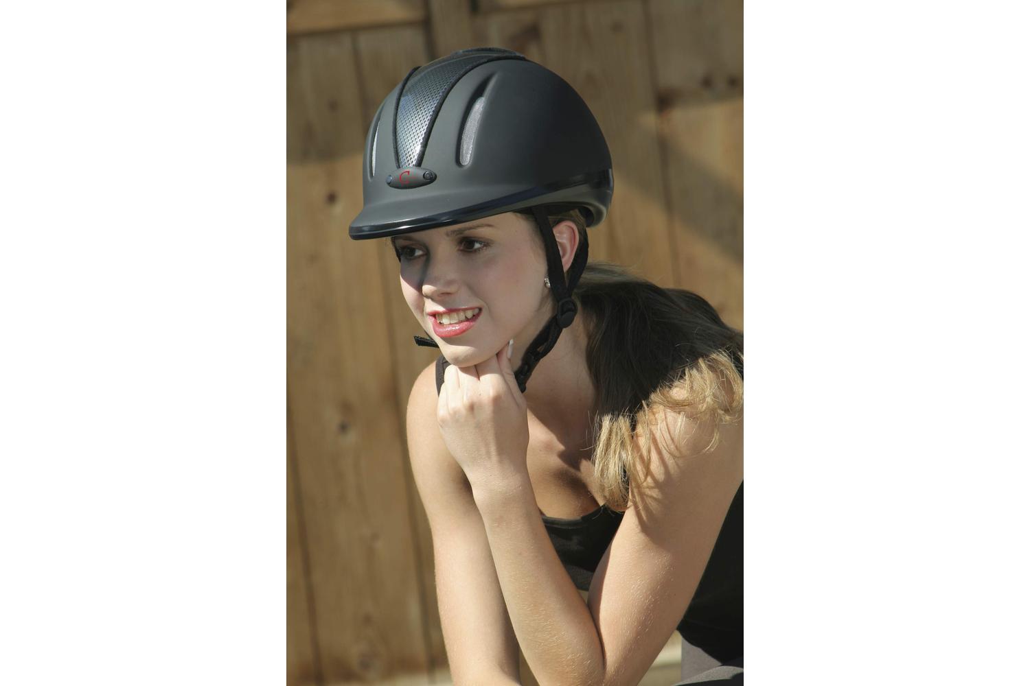 Covalliero Ker-32721 - Riding Helmet Carbonic Vg1 S/m, Anthr-3