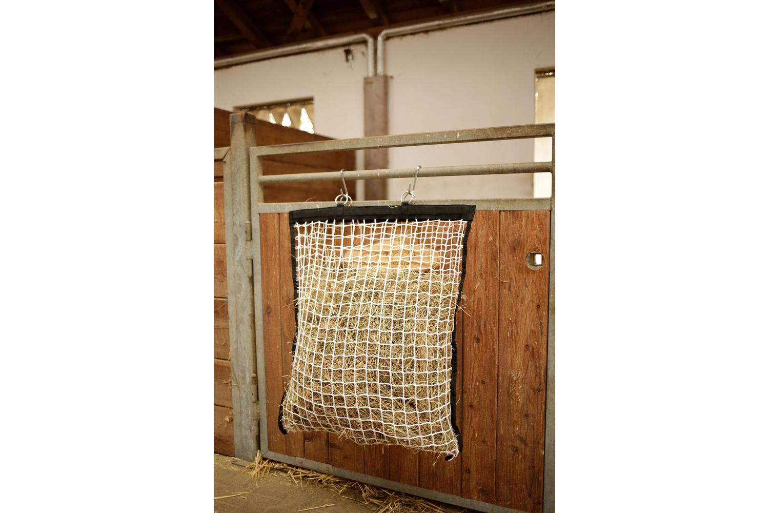Kerbl Ker-3222179 - Hay Net With Filling Aid White, 90 X 110-3