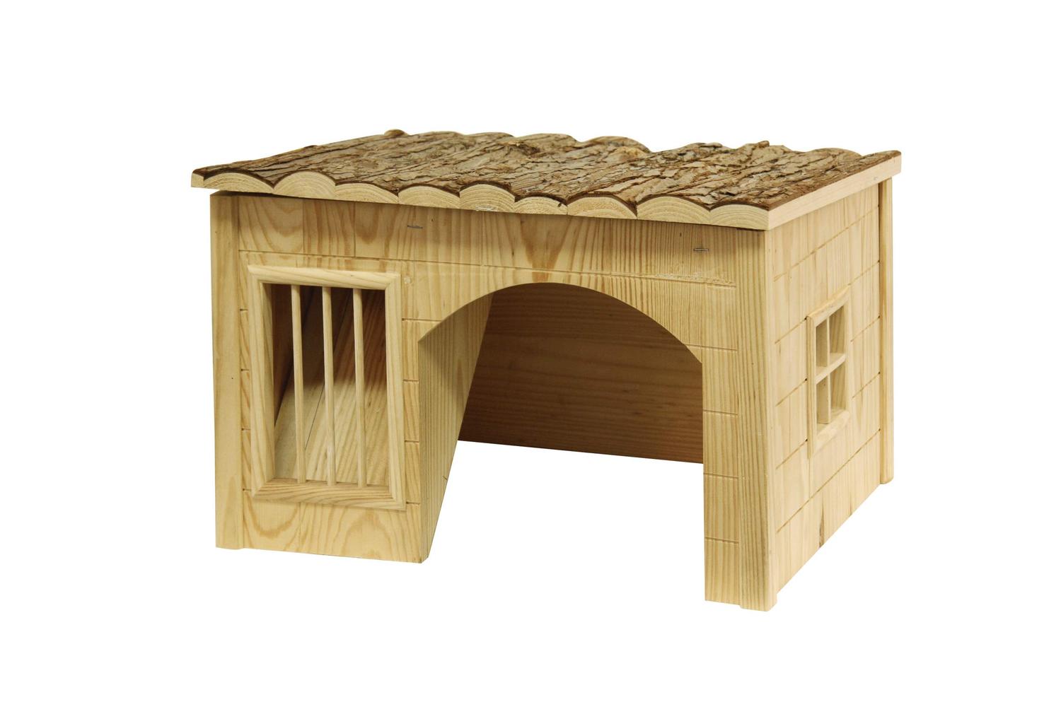 Kerbl Pet Ker-82759 - Nature Plus House With Hay Rack 43 X 3