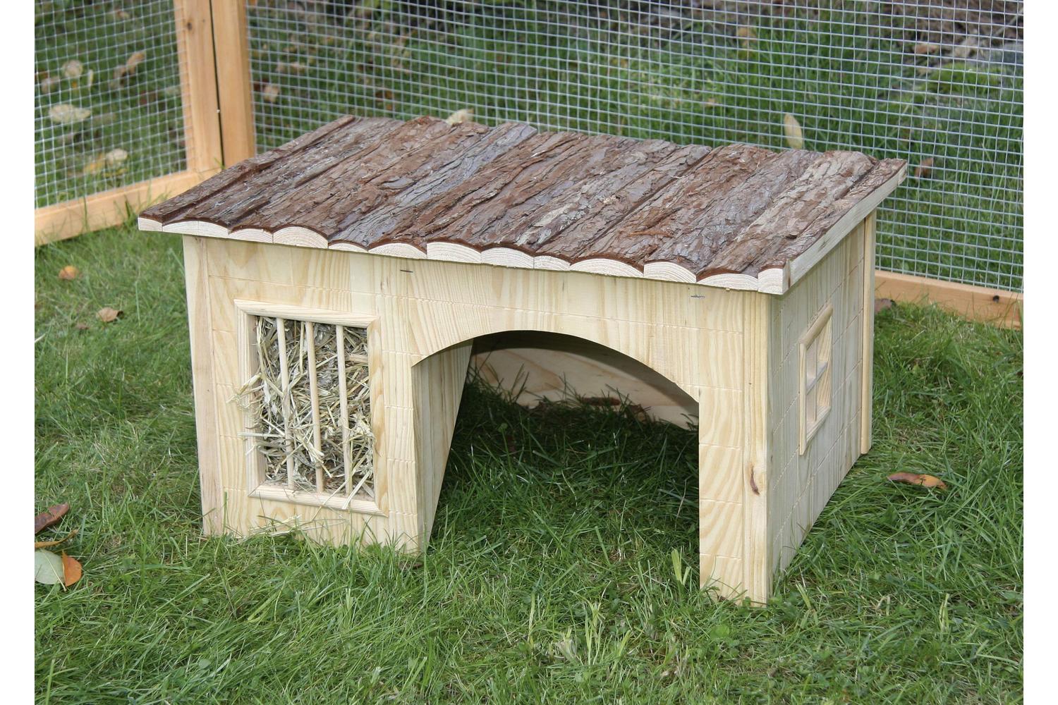 Kerbl Pet Ker-82759 - Nature Plus House With Hay Rack 43 X 3-3