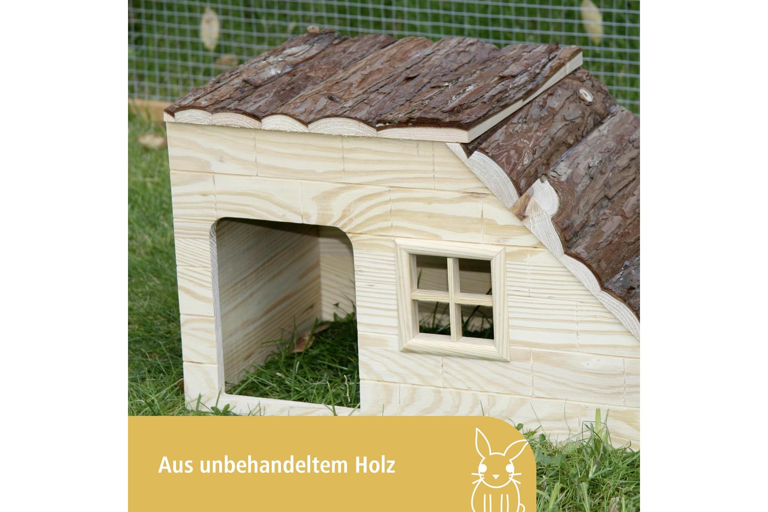 Kerbl Pet Ker-82756 - Nature Plus House With Ramp 50 X 25 X-2