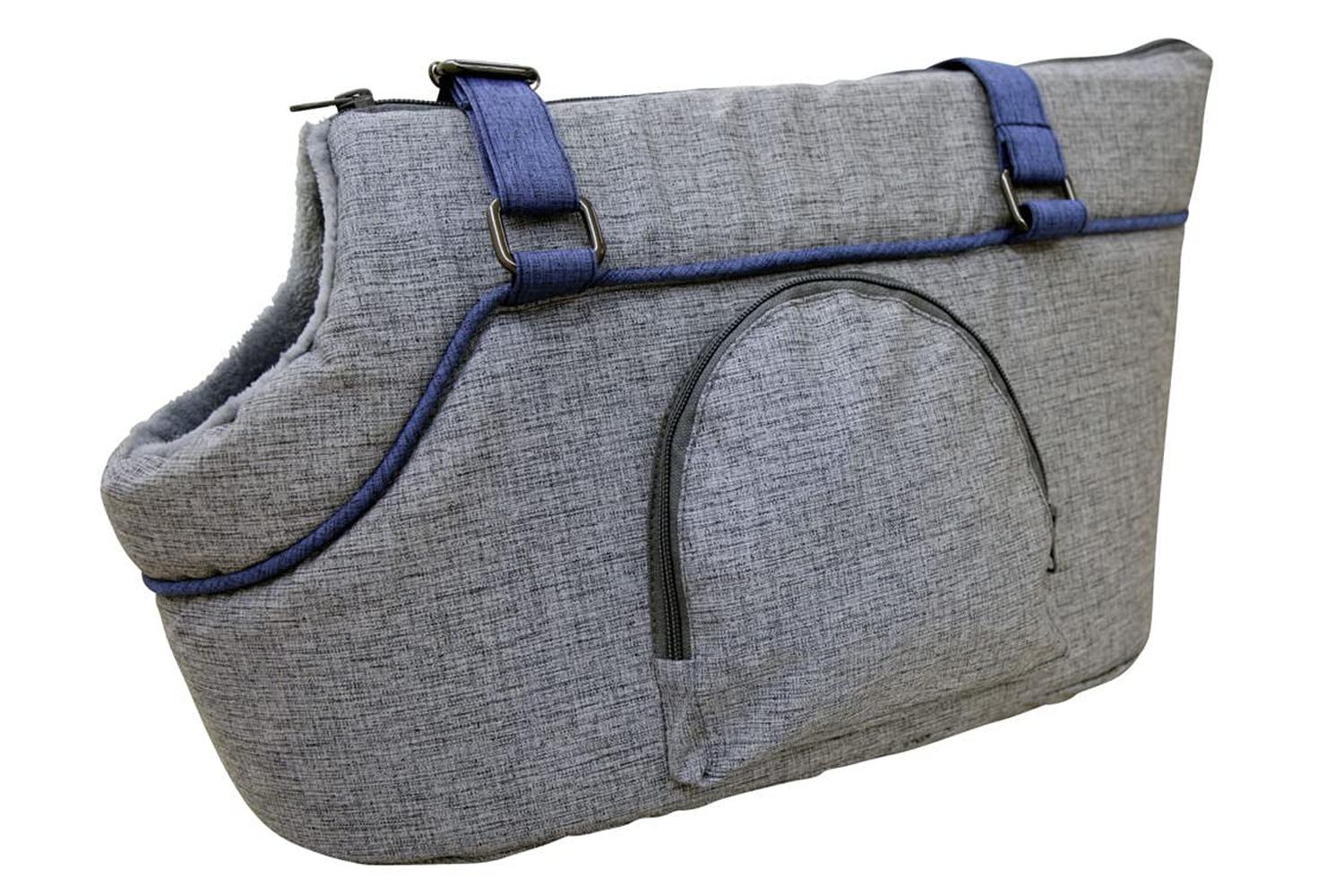 Kerbl Ker-80422 - Bag Marie, Grey/blue 46x23x25cm