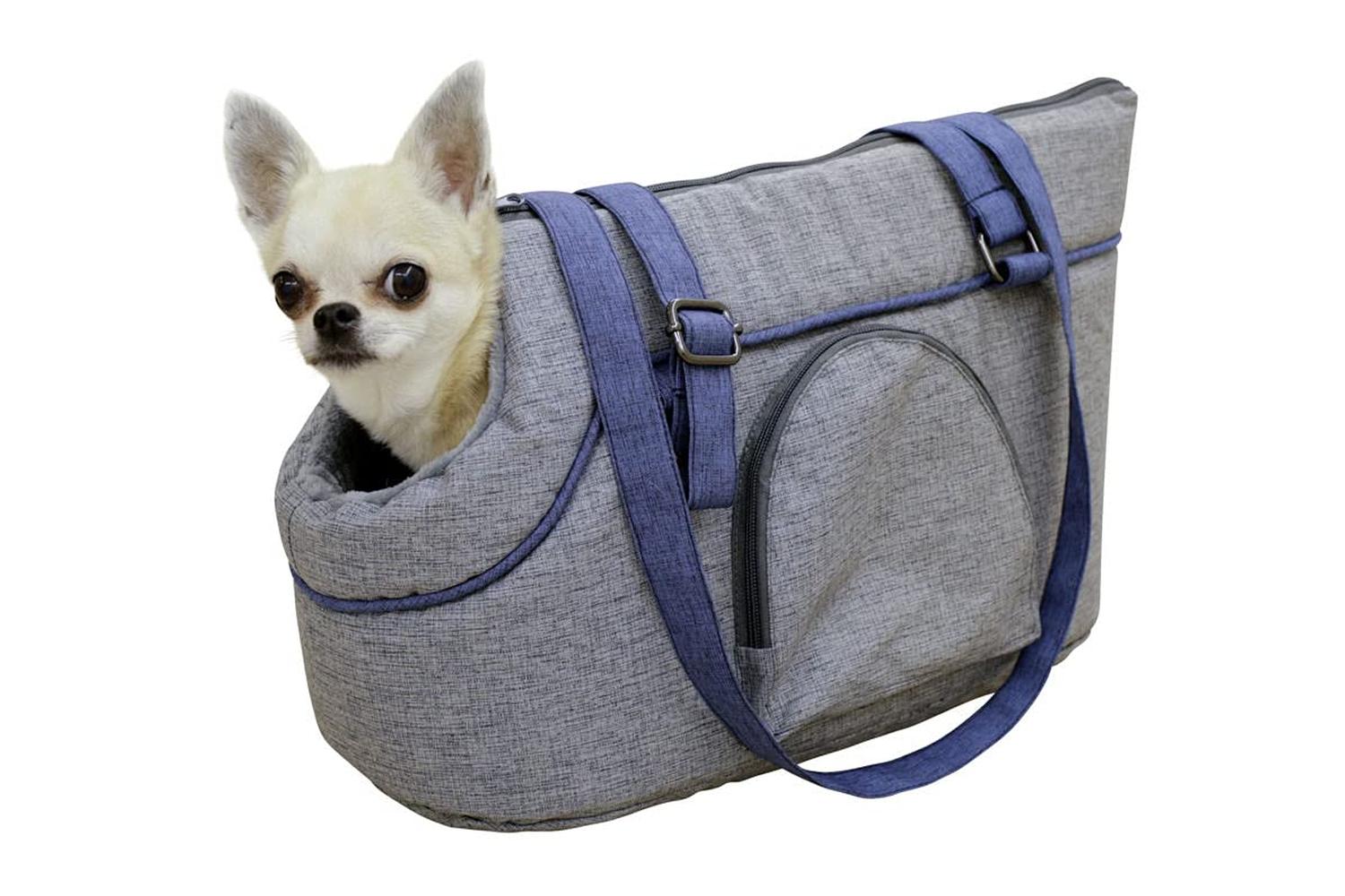 Kerbl Ker-80422 - Bag Marie, Grey/blue 46x23x25cm-2