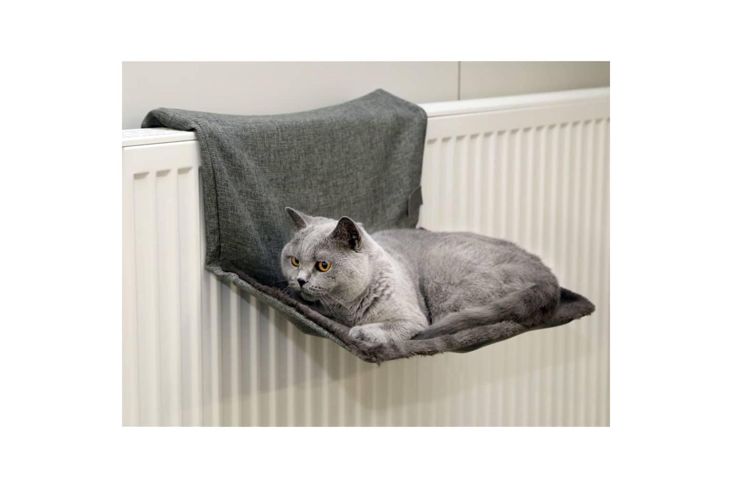 Kerbl Pet Ker-81563 - Cat Hammock Paradies Grey, 45x30cm-2